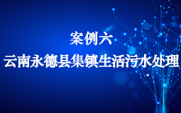 案例六:云南永德县集镇生活污水处理